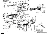 Bosch 0 601 105 942 Drill 220 V / GB Spare Parts